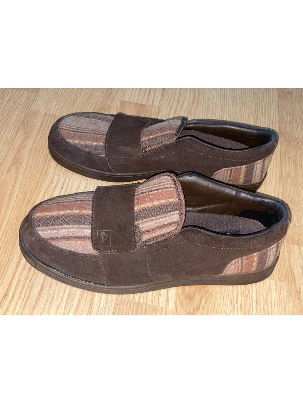 Vintage Quicksilver Performers Loafers US Men's 11 Slip On Surf Lounge Earthtone